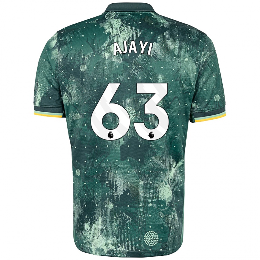 Kinder Damola Ajayi #63 Mintgrün Ausweichtrikot Trikot 2024/25 T-Shirt Schweiz