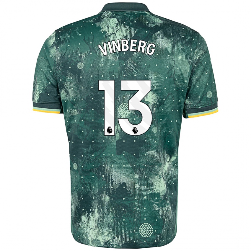 Kinder Matilda Vinberg #13 Mintgrün Ausweichtrikot Trikot 2024/25 T-Shirt Schweiz