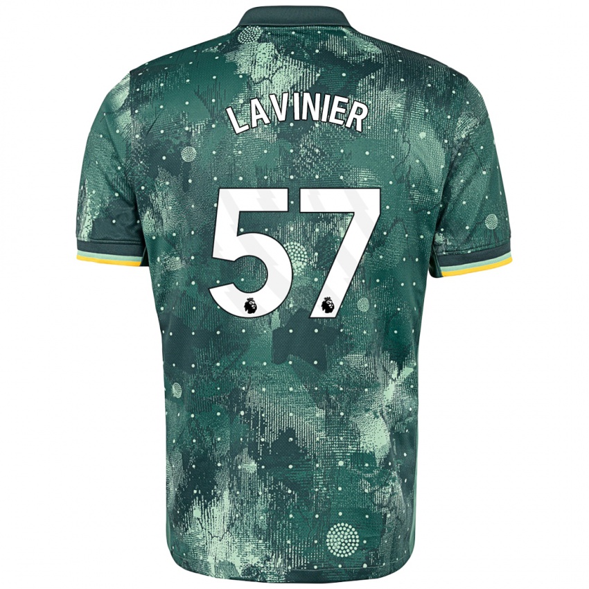 Kinder Marcel Lavinier #57 Mintgrün Ausweichtrikot Trikot 2024/25 T-Shirt Schweiz