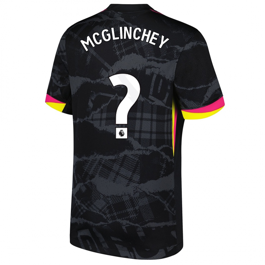 Kinder Harry Mcglinchey #0 Schwarz Rosa Ausweichtrikot Trikot 2024/25 T-Shirt Schweiz