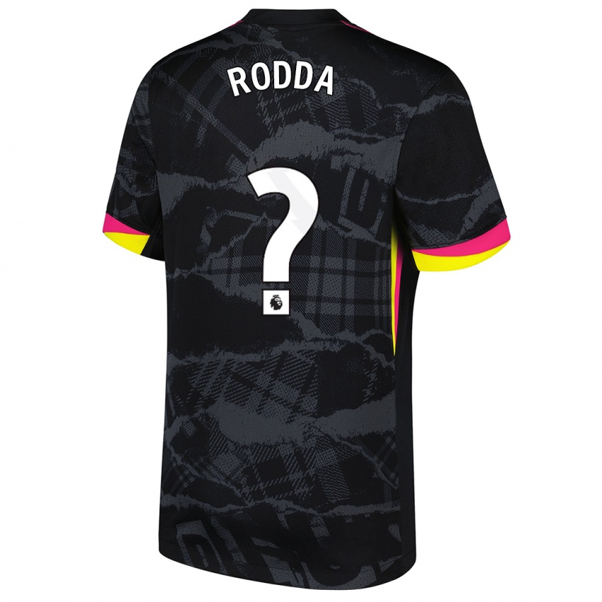 Kinder Harry Rodda #0 Schwarz Rosa Ausweichtrikot Trikot 2024/25 T-Shirt Schweiz