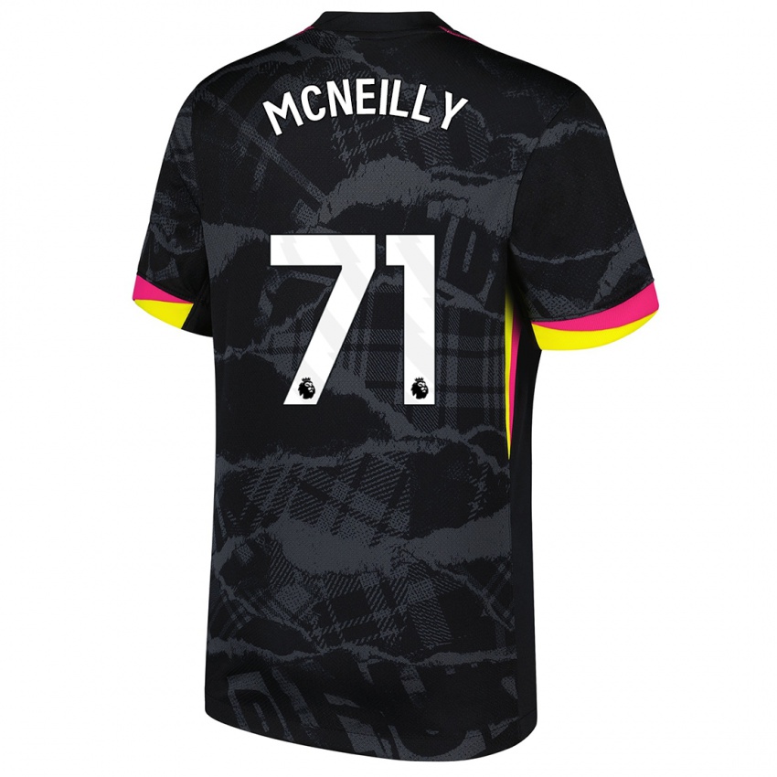 Kinder Donnell Mcneilly #71 Schwarz Rosa Ausweichtrikot Trikot 2024/25 T-Shirt Schweiz