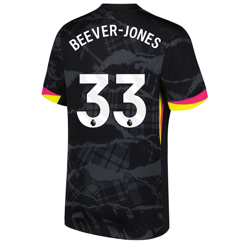 Kinder Aggie Beever-Jones #33 Schwarz Rosa Ausweichtrikot Trikot 2024/25 T-Shirt Schweiz