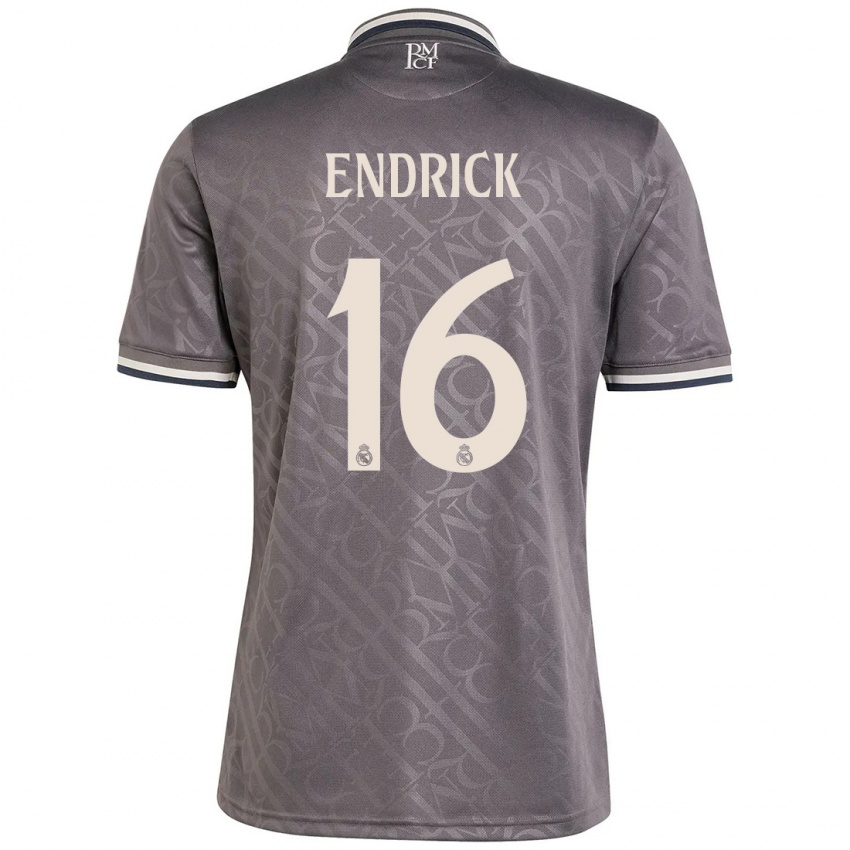 Kinder Endrick #16 Anthrazit Ausweichtrikot Trikot 2024/25 T-Shirt Schweiz