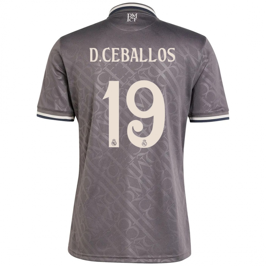 Kinder Dani Ceballos #19 Anthrazit Ausweichtrikot Trikot 2024/25 T-Shirt Schweiz