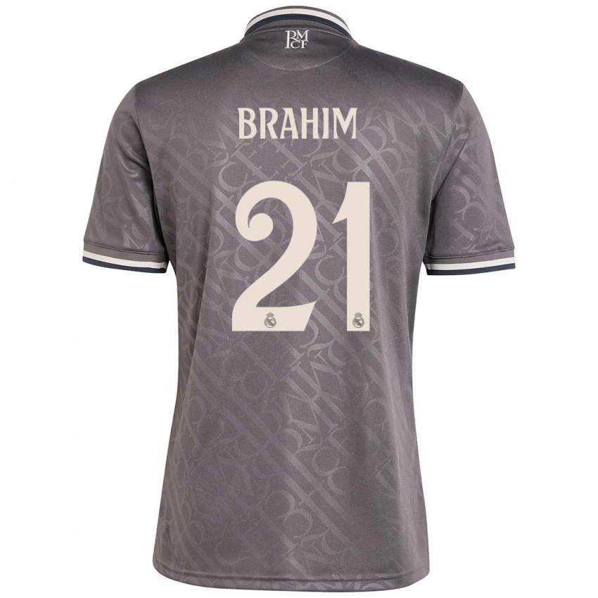 Kinder Brahim Diaz #21 Anthrazit Ausweichtrikot Trikot 2024/25 T-Shirt Schweiz