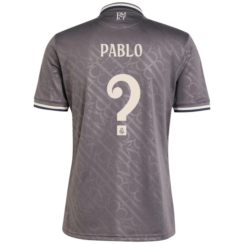 Kinder Pablo Ramón #0 Anthrazit Ausweichtrikot Trikot 2024/25 T-Shirt Schweiz