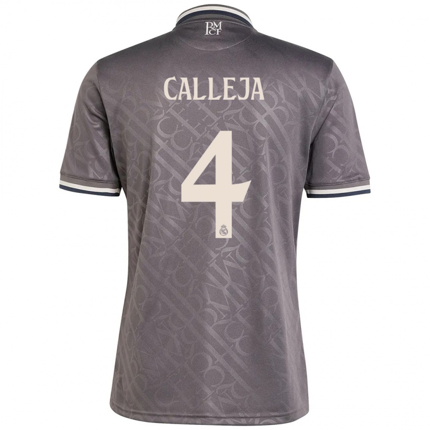 Kinder Jaime Calleja #4 Anthrazit Ausweichtrikot Trikot 2024/25 T-Shirt Schweiz