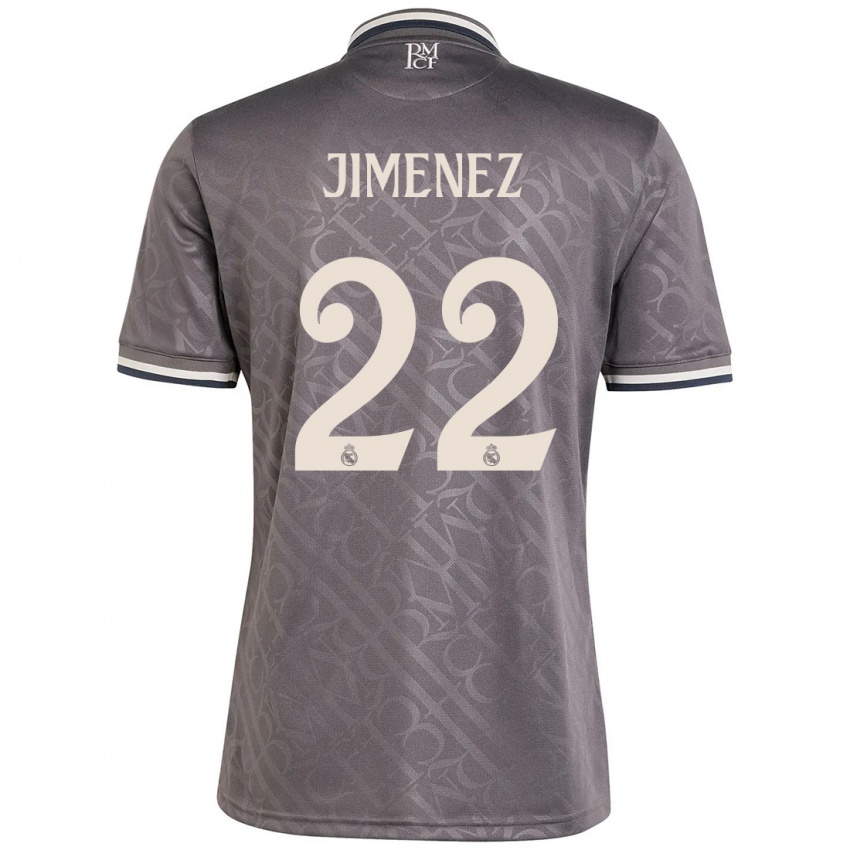 Kinder David Jimenez #22 Anthrazit Ausweichtrikot Trikot 2024/25 T-Shirt Schweiz