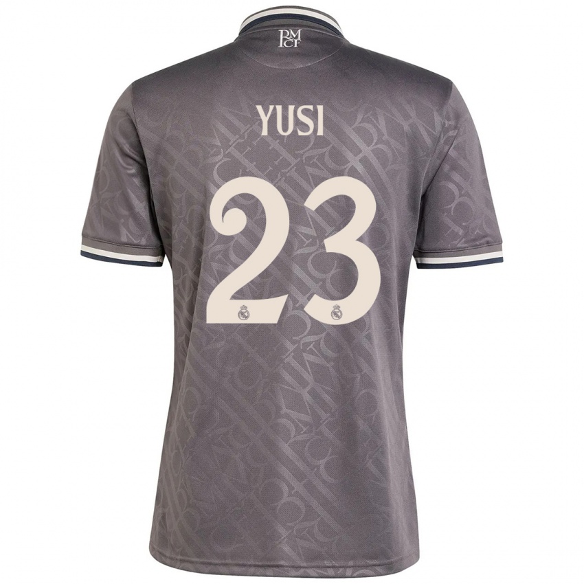 Kinder Yusi #23 Anthrazit Ausweichtrikot Trikot 2024/25 T-Shirt Schweiz