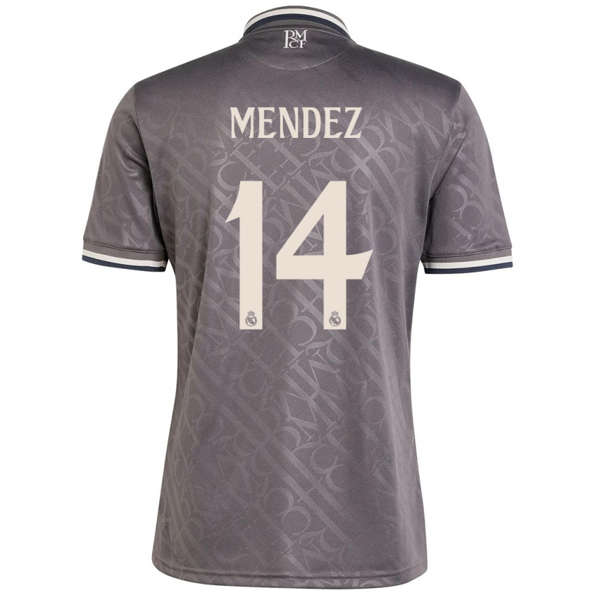 Kinder María Méndez #14 Anthrazit Ausweichtrikot Trikot 2024/25 T-Shirt Schweiz