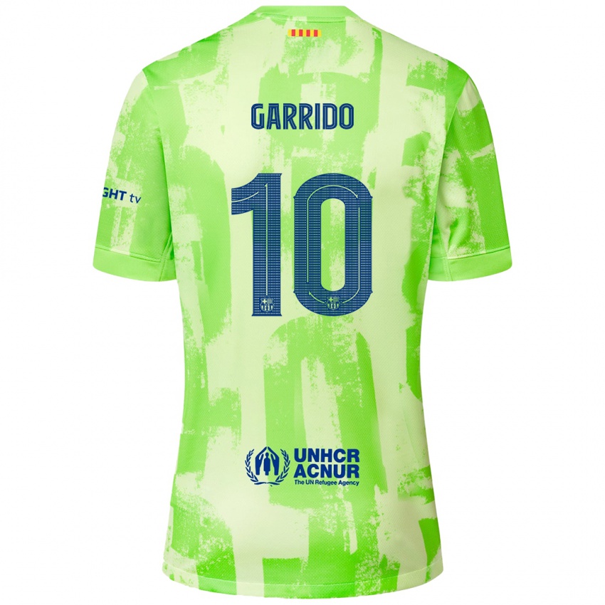 Kinder Aleix Garrido #10 Limettengrün Ausweichtrikot Trikot 2024/25 T-Shirt Schweiz