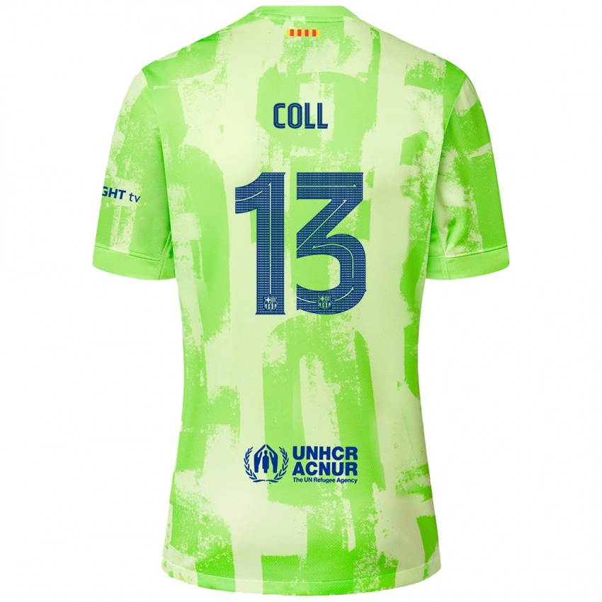 Enfant Maillot Cata Coll #13 Citron Vert Troisieme 2024/25 T-Shirt Suisse