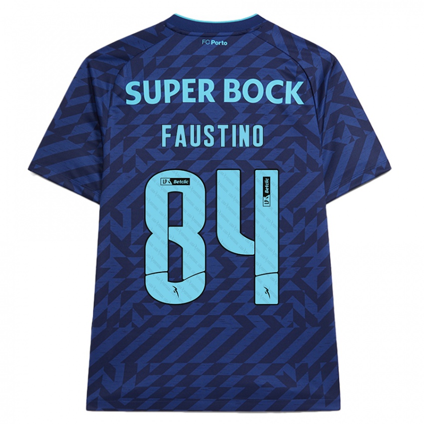 Enfant Maillot Levi Faustino #84 Bleu Marine Troisieme 2024/25 T-Shirt Suisse