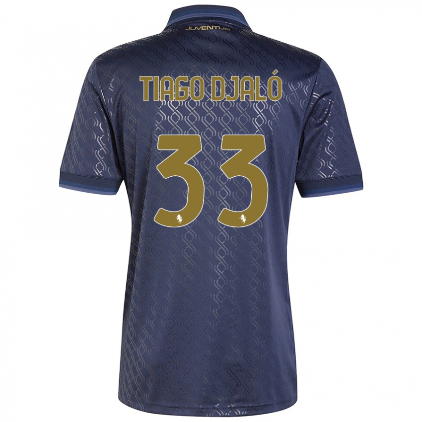 Kinder Tiago Djaló #33 Marineblau Ausweichtrikot Trikot 2024/25 T-Shirt Schweiz