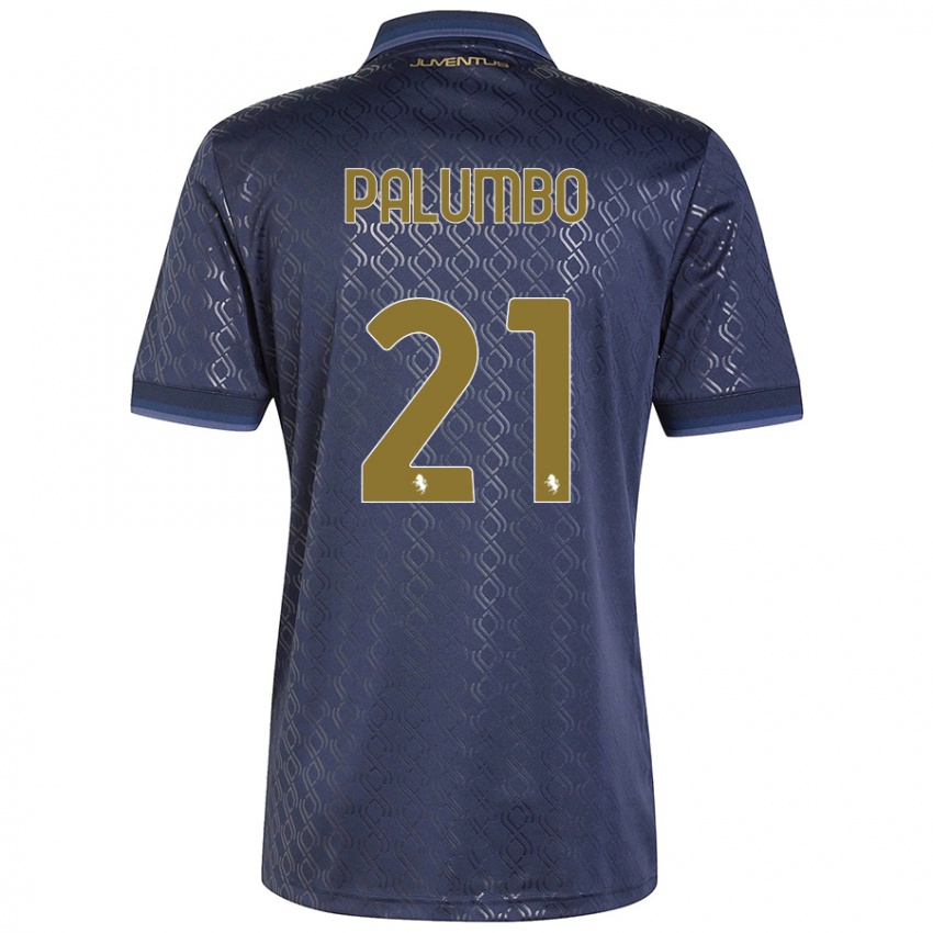 Kinder Martin Palumbo #21 Marineblau Ausweichtrikot Trikot 2024/25 T-Shirt Schweiz