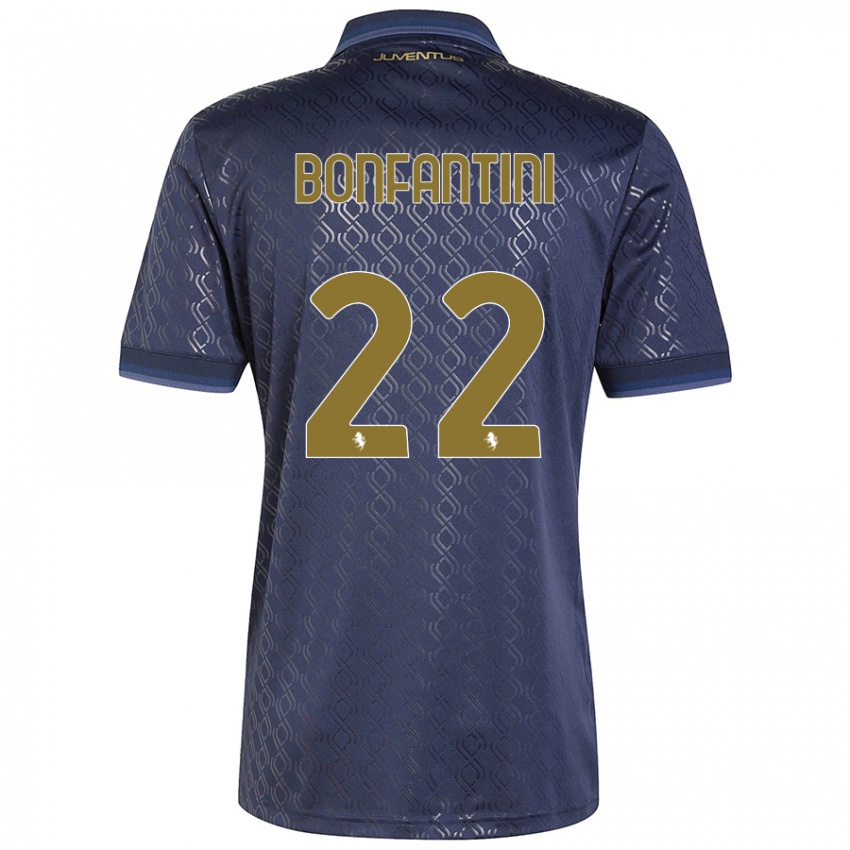 Kinder Agnese Bonfantini #22 Marineblau Ausweichtrikot Trikot 2024/25 T-Shirt Schweiz