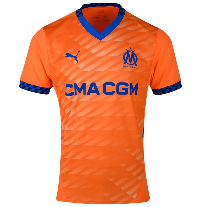 Kinder Agathe Maetz #3 Orange Dunkelblau Ausweichtrikot Trikot 2024/25 T-Shirt Schweiz