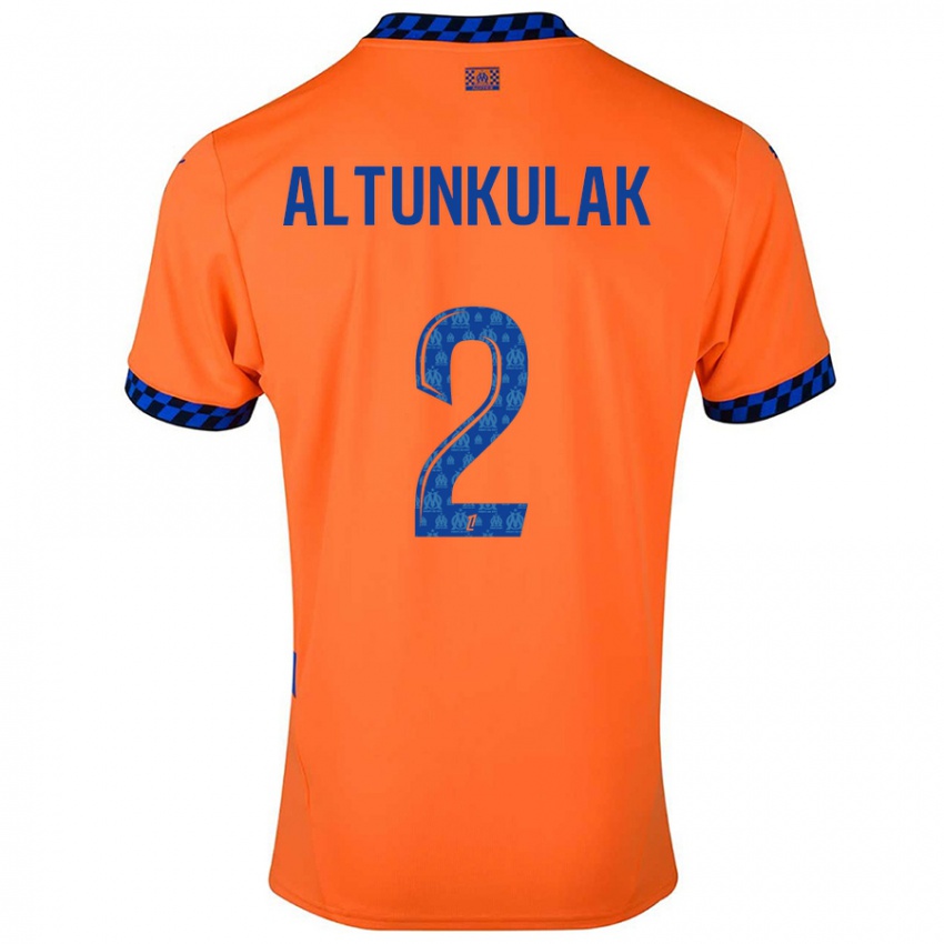 Enfant Maillot Selen Altunkulak #2 Orange Bleu Foncé Troisieme 2024/25 T-Shirt Suisse