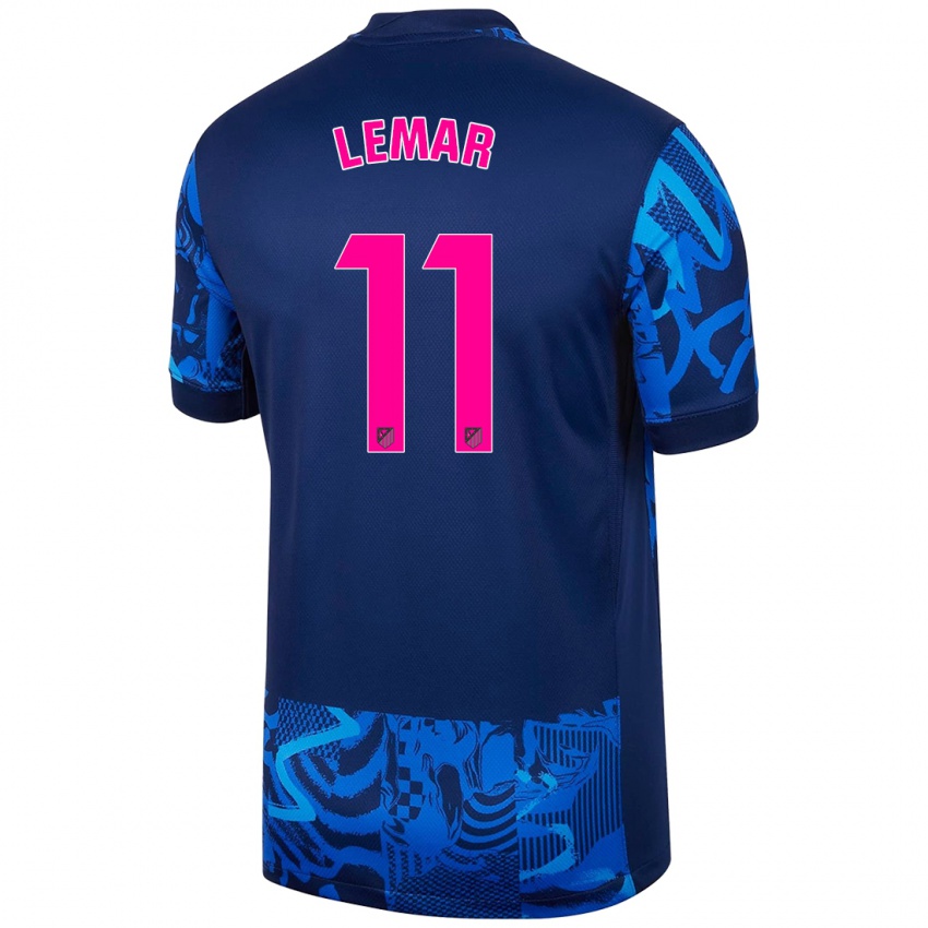 Kinder Thomas Lemar #11 Königsblau Ausweichtrikot Trikot 2024/25 T-Shirt Schweiz