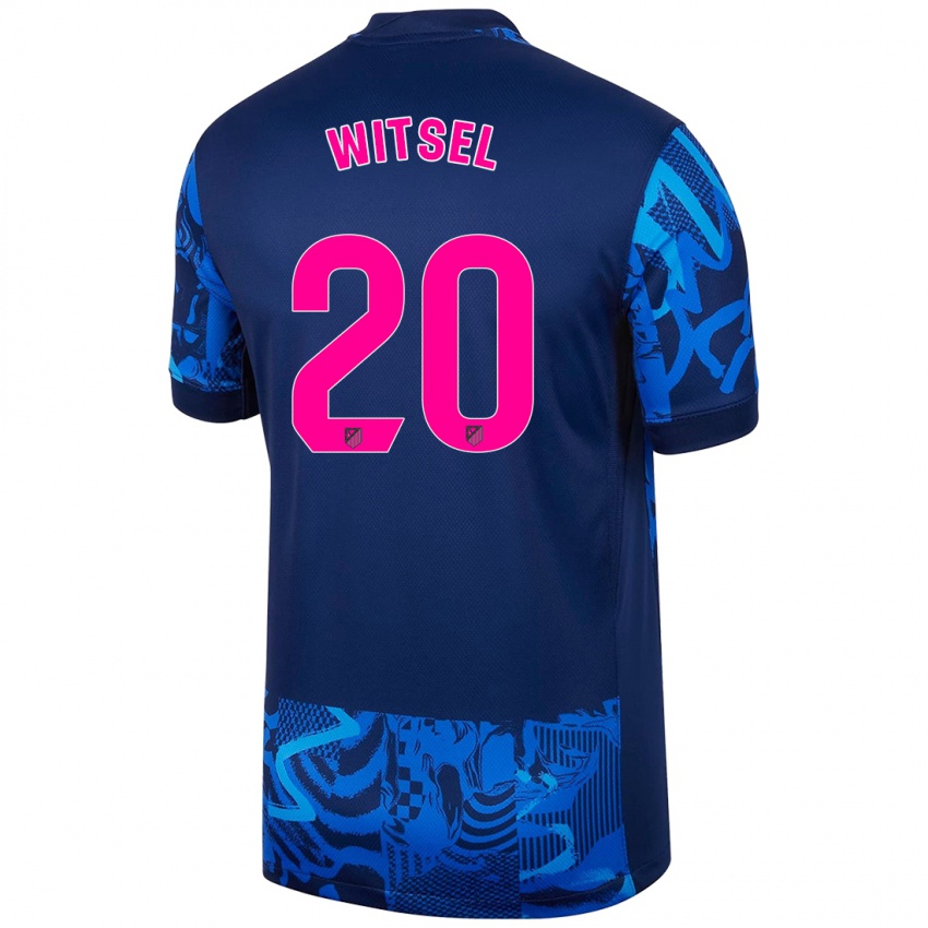 Kinder Axel Witsel #20 Königsblau Ausweichtrikot Trikot 2024/25 T-Shirt Schweiz