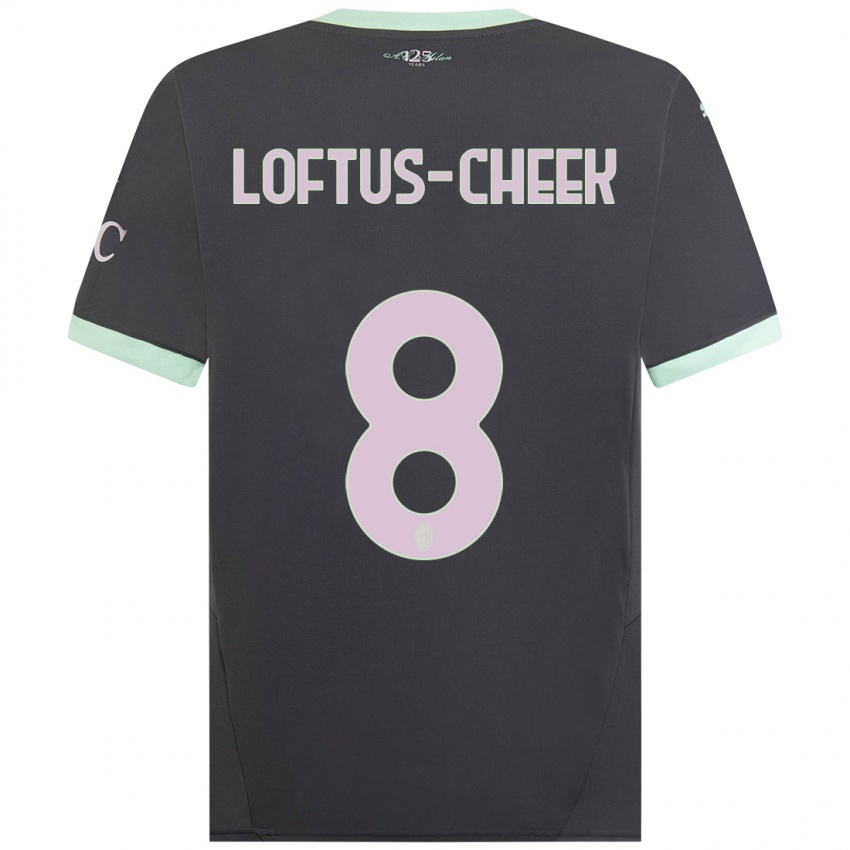 Kinder Ruben Loftus-Cheek #8 Grau Ausweichtrikot Trikot 2024/25 T-Shirt Schweiz