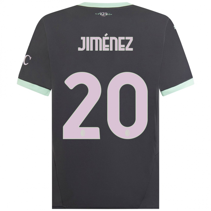 Kinder Álex Jiménez #20 Grau Ausweichtrikot Trikot 2024/25 T-Shirt Schweiz