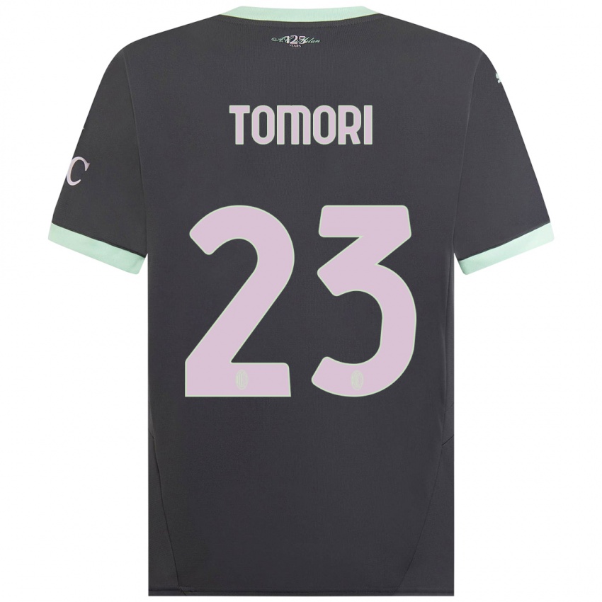 Enfant Maillot Fikayo Tomori #23 Gris Troisieme 2024/25 T-Shirt Suisse