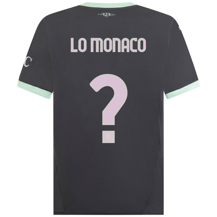 Kinder Kevin Lo Monaco #0 Grau Ausweichtrikot Trikot 2024/25 T-Shirt Schweiz