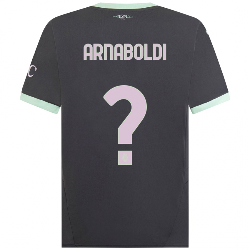 Kinder Pietro Arnaboldi #0 Grau Ausweichtrikot Trikot 2024/25 T-Shirt Schweiz