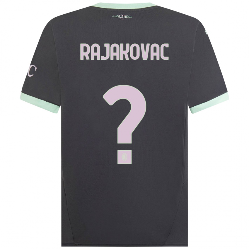 Kinder Mihajlo Rajakovac #0 Grau Ausweichtrikot Trikot 2024/25 T-Shirt Schweiz