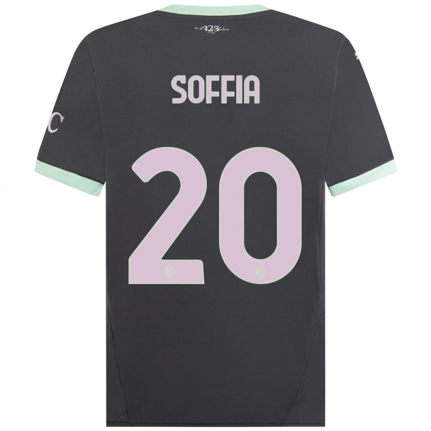 Kinder Angelica Soffia #20 Grau Ausweichtrikot Trikot 2024/25 T-Shirt Schweiz