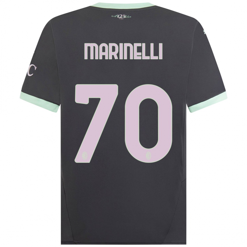 Kinder Gloria Marinelli #70 Grau Ausweichtrikot Trikot 2024/25 T-Shirt Schweiz