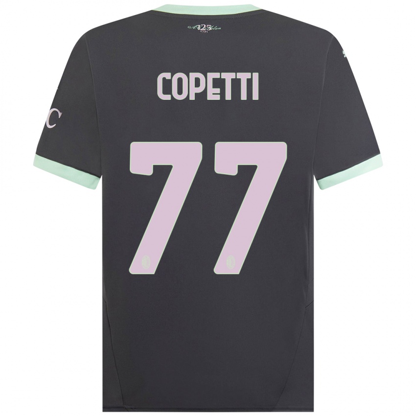 Kinder Matilde Copetti #77 Grau Ausweichtrikot Trikot 2024/25 T-Shirt Schweiz