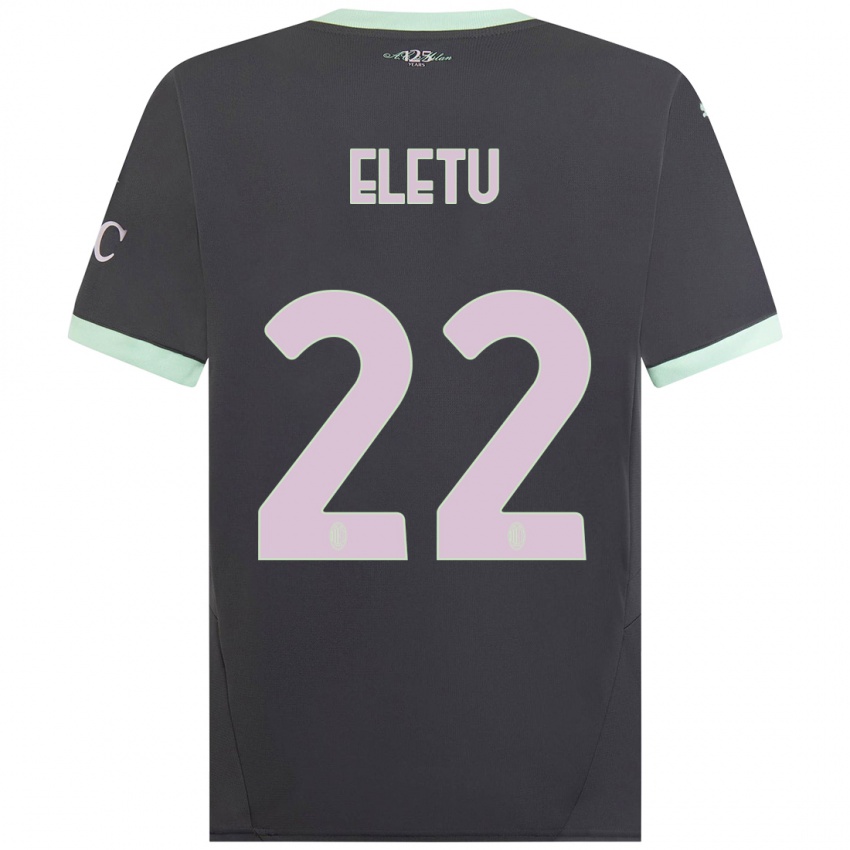 Kinder Victor Eletu #22 Grau Ausweichtrikot Trikot 2024/25 T-Shirt Schweiz