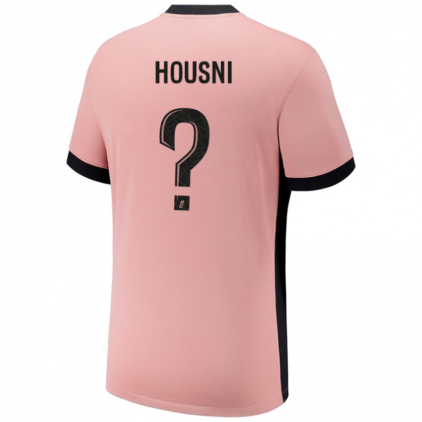 Enfant Maillot Ilyes Housni #0 Rouille Rose Troisieme 2024/25 T-Shirt Suisse