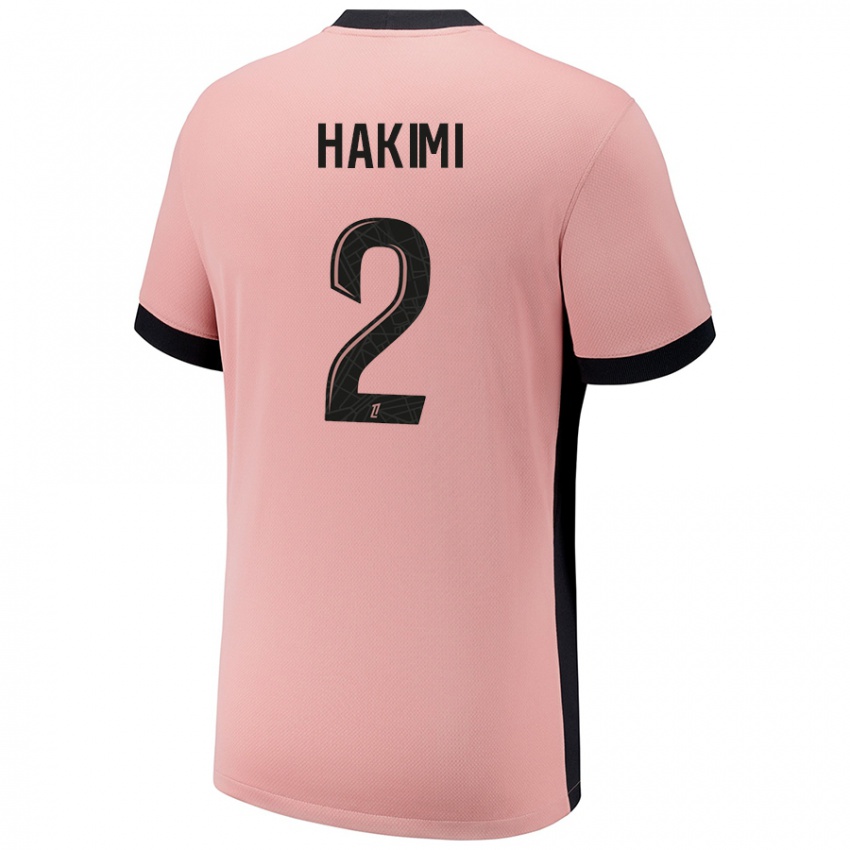 Kinder Achraf Hakimi #2 Rostros Ausweichtrikot Trikot 2024/25 T-Shirt Schweiz