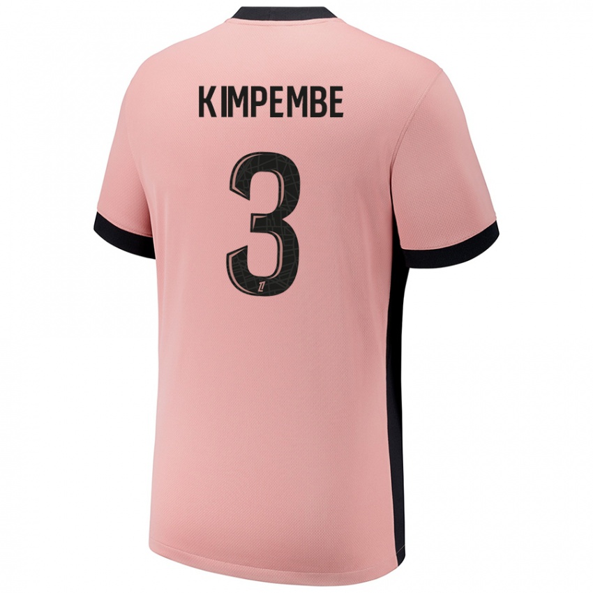 Kinder Presnel Kimpembe #3 Rostros Ausweichtrikot Trikot 2024/25 T-Shirt Schweiz