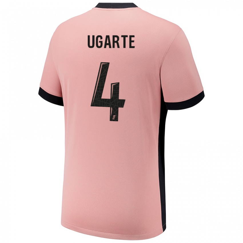 Kinder Manuel Ugarte #4 Rostros Ausweichtrikot Trikot 2024/25 T-Shirt Schweiz