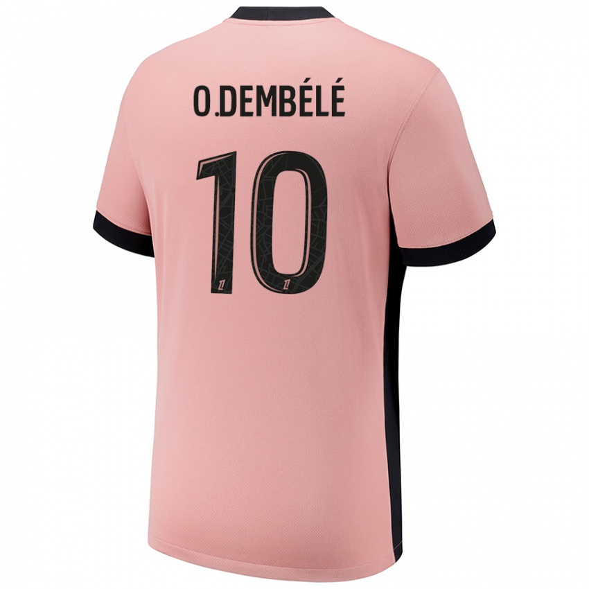 Kinder Ousmane Dembele #10 Rostros Ausweichtrikot Trikot 2024/25 T-Shirt Schweiz