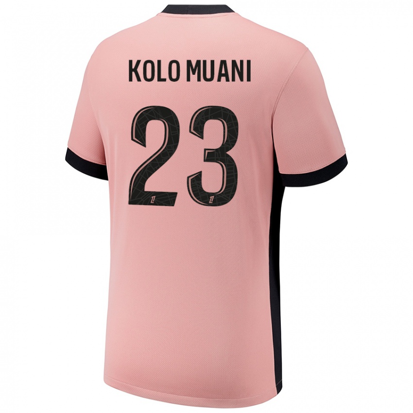 Kinder Randal Kolo Muani #23 Rostros Ausweichtrikot Trikot 2024/25 T-Shirt Schweiz