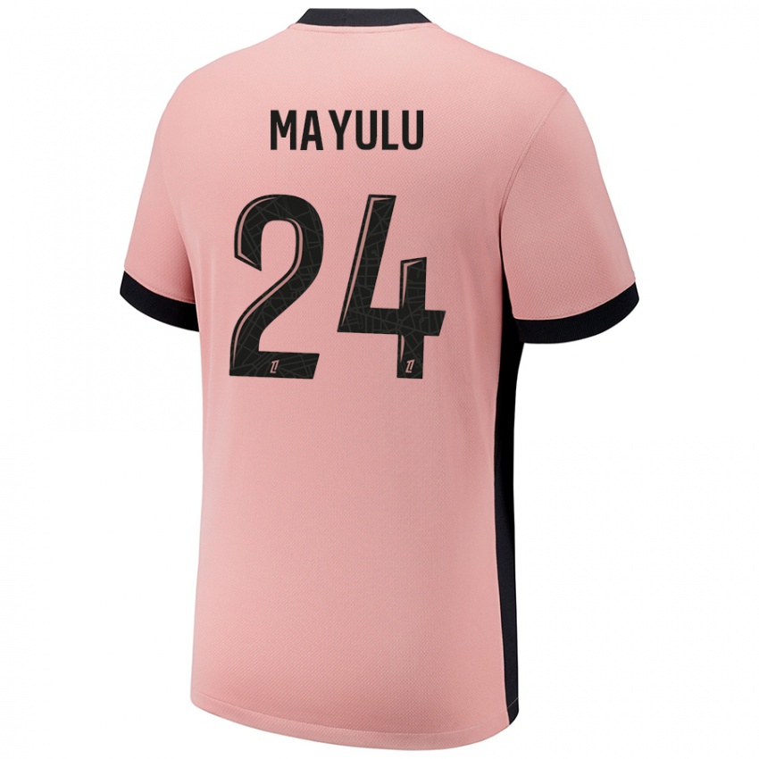 Kinder Senny Mayulu #24 Rostros Ausweichtrikot Trikot 2024/25 T-Shirt Schweiz