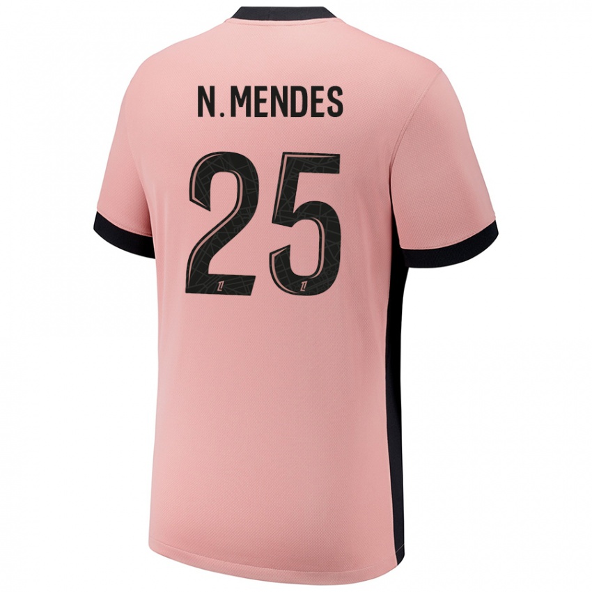 Kinder Nuno Mendes #25 Rostros Ausweichtrikot Trikot 2024/25 T-Shirt Schweiz