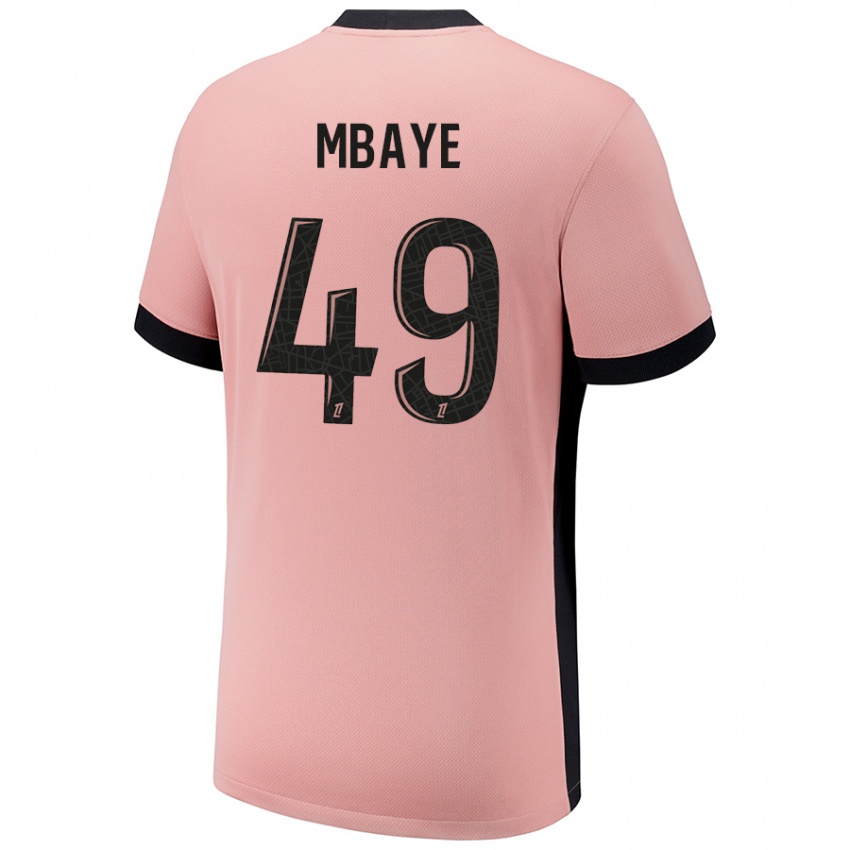 Kinder Ibrahim Mbaye #49 Rostros Ausweichtrikot Trikot 2024/25 T-Shirt Schweiz