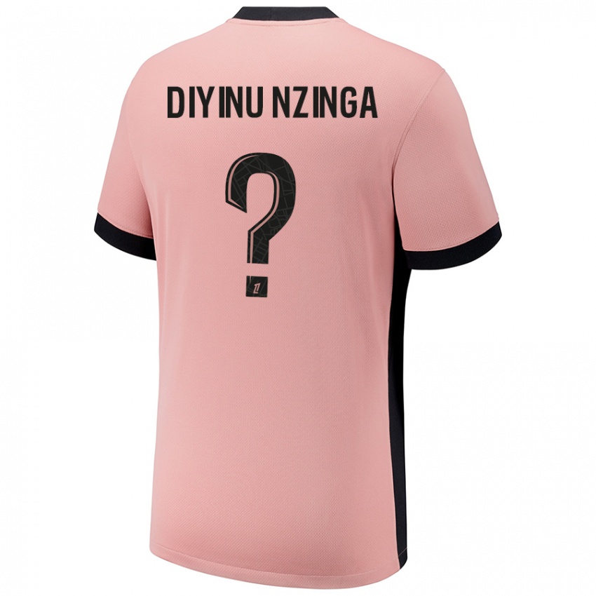 Kinder Vainqueur Diyinu Nzinga #0 Rostros Ausweichtrikot Trikot 2024/25 T-Shirt Schweiz