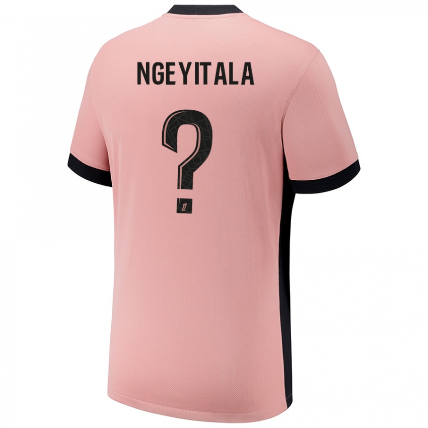 Kinder Aurélien Ngeyitala #0 Rostros Ausweichtrikot Trikot 2024/25 T-Shirt Schweiz