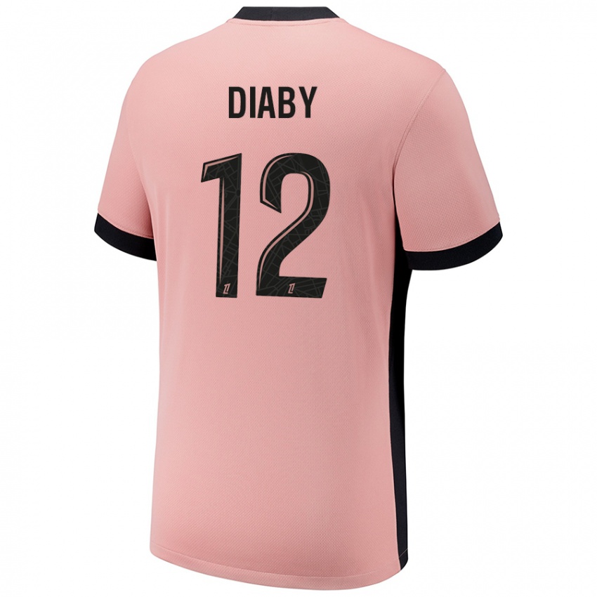 Kinder Ibrahima Diaby #12 Rostros Ausweichtrikot Trikot 2024/25 T-Shirt Schweiz