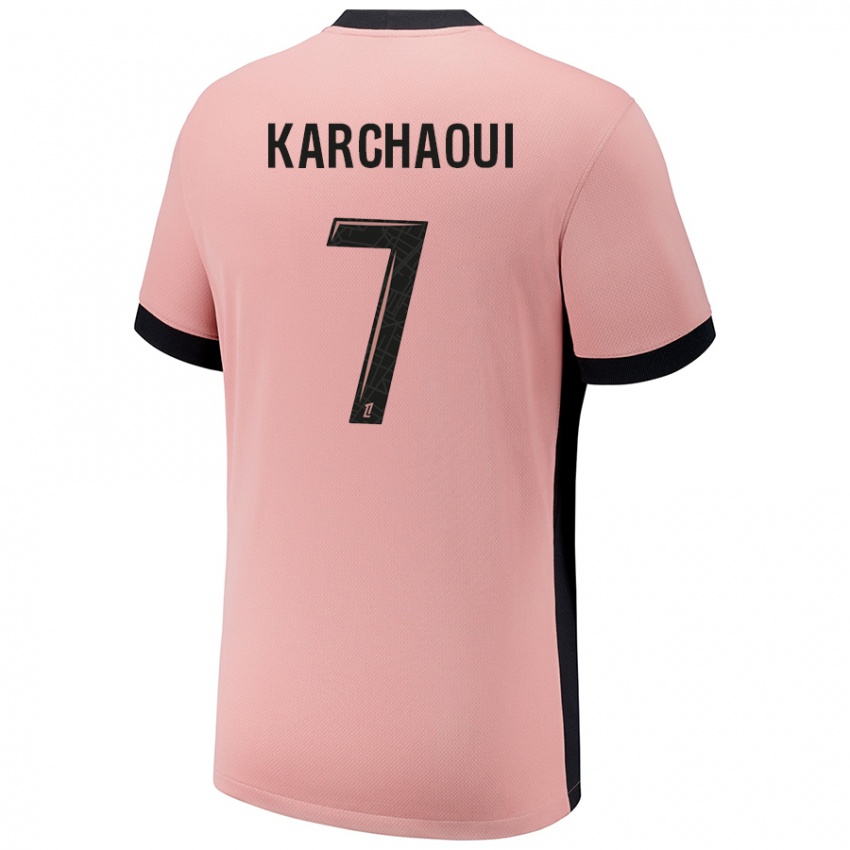 Kinder Sakina Karchaoui #7 Rostros Ausweichtrikot Trikot 2024/25 T-Shirt Schweiz