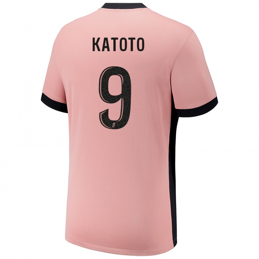 Kinder Marie-Antoinette Katoto #9 Rostros Ausweichtrikot Trikot 2024/25 T-Shirt Schweiz