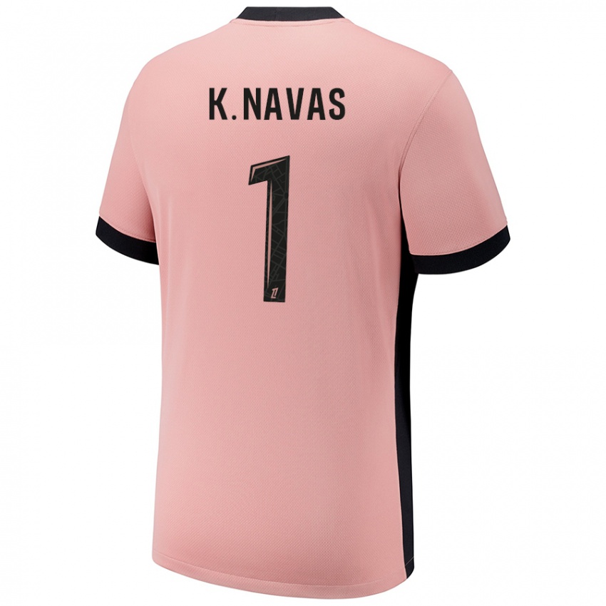 Kinder Keylor Navas #1 Rostros Ausweichtrikot Trikot 2024/25 T-Shirt Schweiz